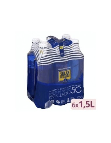 Great mineral water Solán de Cabras very low mineralization 6 bottles of 1.5 L