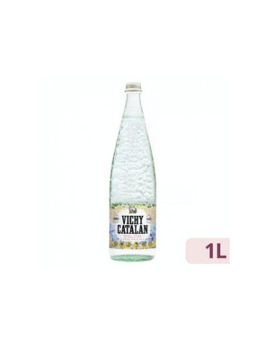 Large sparkling mineral water Vichy Catalan Bottle 1 L