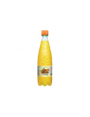 VICHY CATALAN Natural mineral water with orange flavor 50 cl bottle