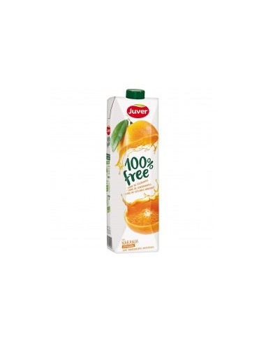 JUVER 100% Squeezed orange juice drink with pulp 1 l carton