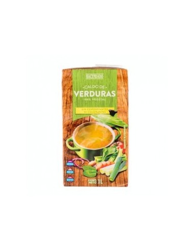 Hacendado Vegetable Broth Brick 1 L