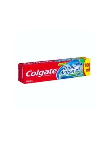 Colgate Triple Action Toothpaste with Original Mint Fluoride 100 ml Tube