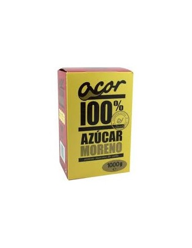 Acor brown cane sugar 1 kg box