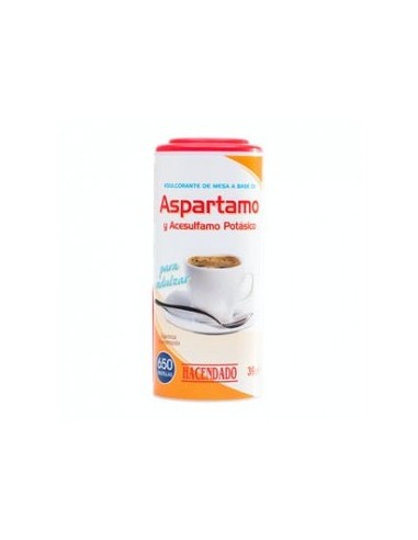 Sweetener tablets aspartame Hacendado Jar of 650 tablets (39 g)