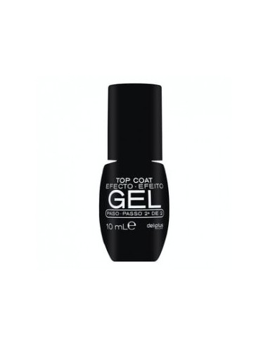 Deliplus 662 gel effect top coat nail varnish step 2 of 2 1 pc.