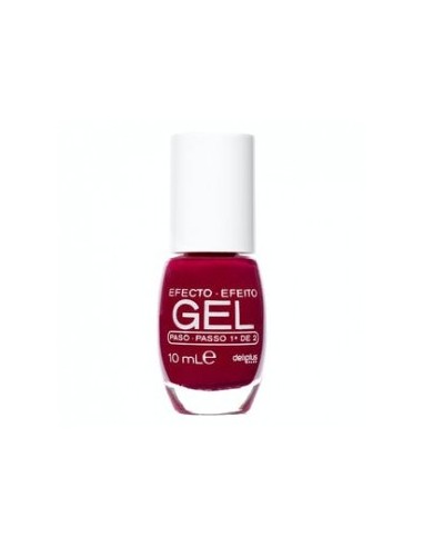 Gel-effect nail varnish Deliplus 660 garnet step 1 of 2 1 pc.