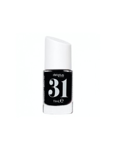 Deliplus 31 High Glossy Mystic Black Nail Polish 1 pc.