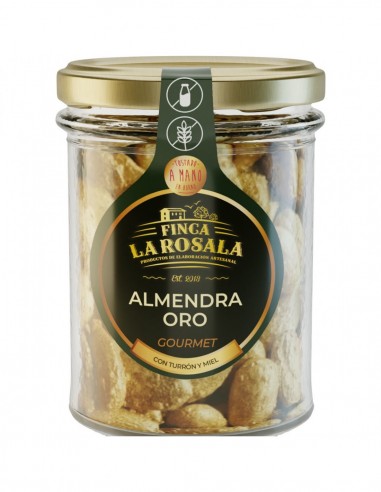 FINCA LA ROSALA Sweet almonds bathed in gold 90 g jar