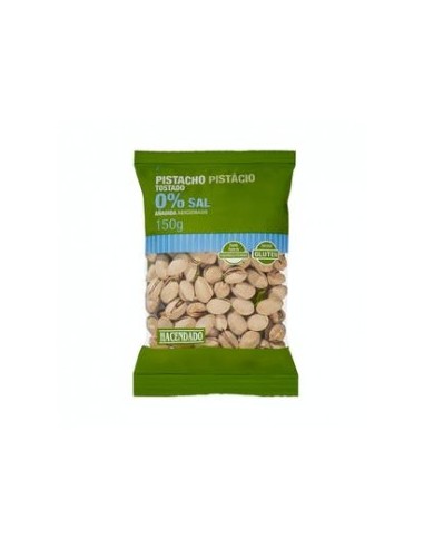 Hacendado roasted pistachio 0% salt added Pack 150g