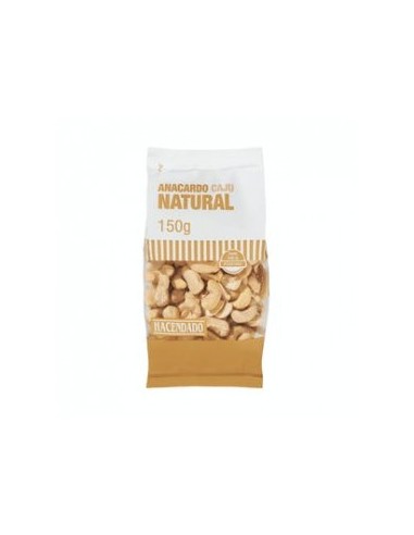 Hacendado natural cashew nuts 200g pack