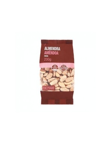 Fried and salted Hacendado peeled almonds 200g pack