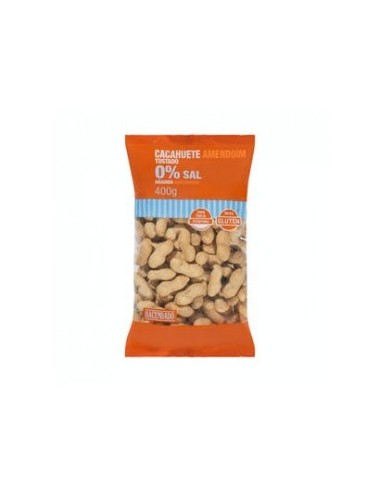 Hacendado roasted peanuts 0% salt added Pack 400g