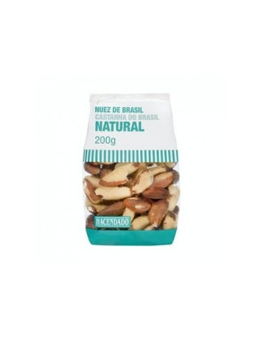 Natural Brazil nuts Hacendado 200g pack